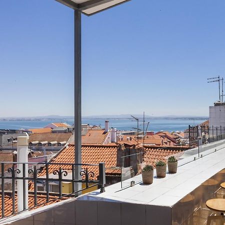 Amazing Rooftop Terrace With River And Historic City View 4 Bedrooms 4 Bathrooms Ac 19Th Century Building Chiado Lisbon Luaran gambar