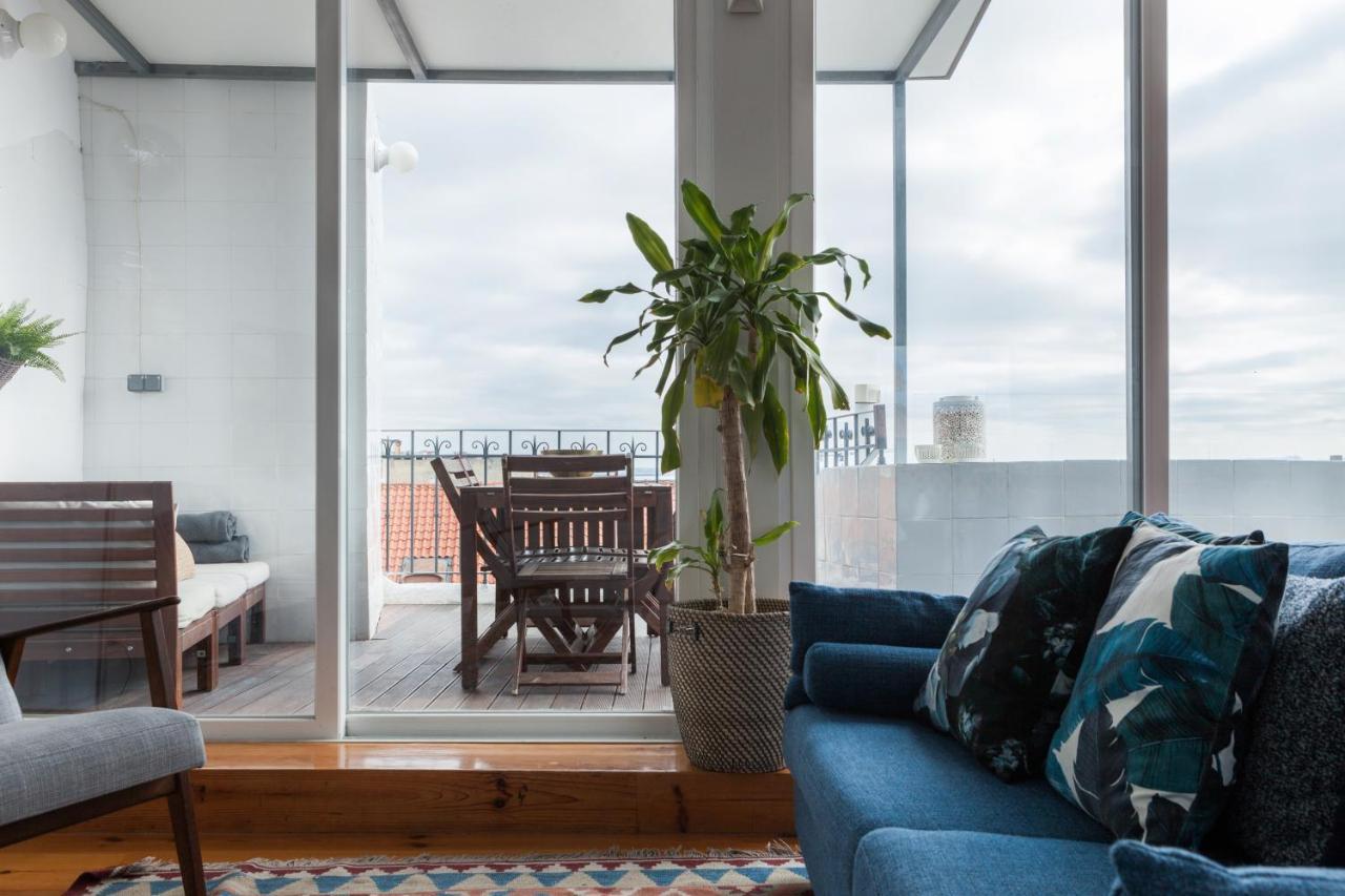 Amazing Rooftop Terrace With River And Historic City View 4 Bedrooms 4 Bathrooms Ac 19Th Century Building Chiado Lisbon Luaran gambar